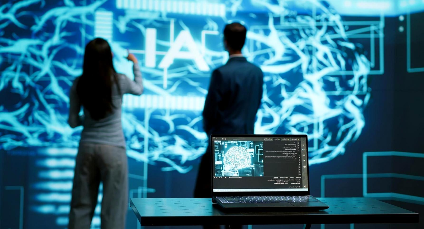 Especialista en seguridad trabajando con sistemas de protección